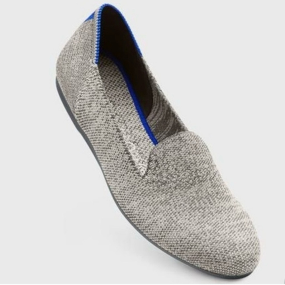 Rothy's Heather Grey Loafer Size 6 Slip-On Comfortable Casual Rounded Toe